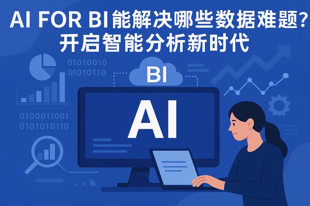 AI For BI能解决哪些数据难题？开启智能分析新时代